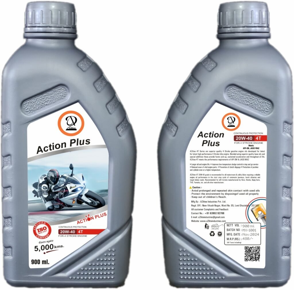 A2litee ACTION PLUS 20W-40 (5000KM) 900ML.RS.255 SIZE:900ML,1000ML